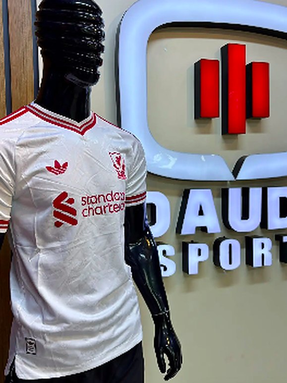 Liverpool white jersey