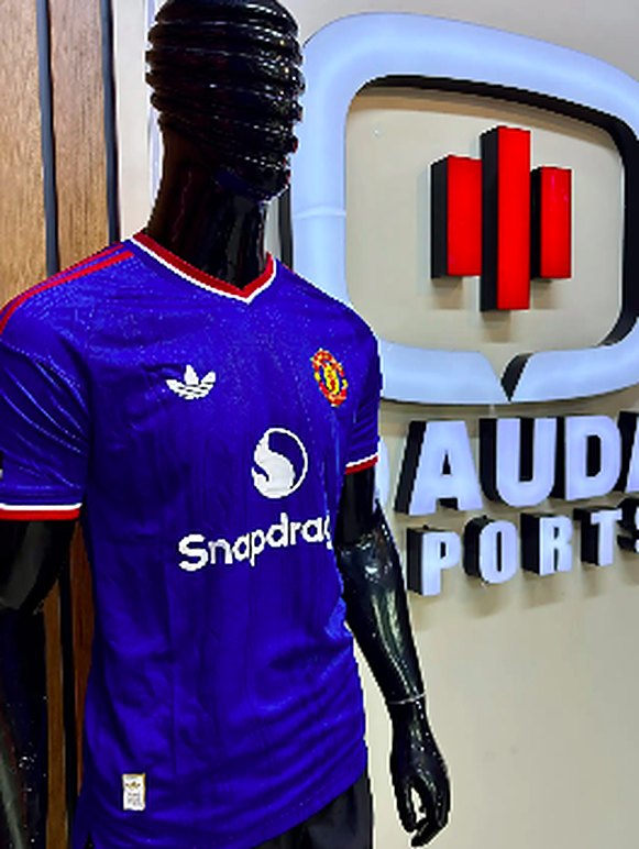 Manchester United blue jersey